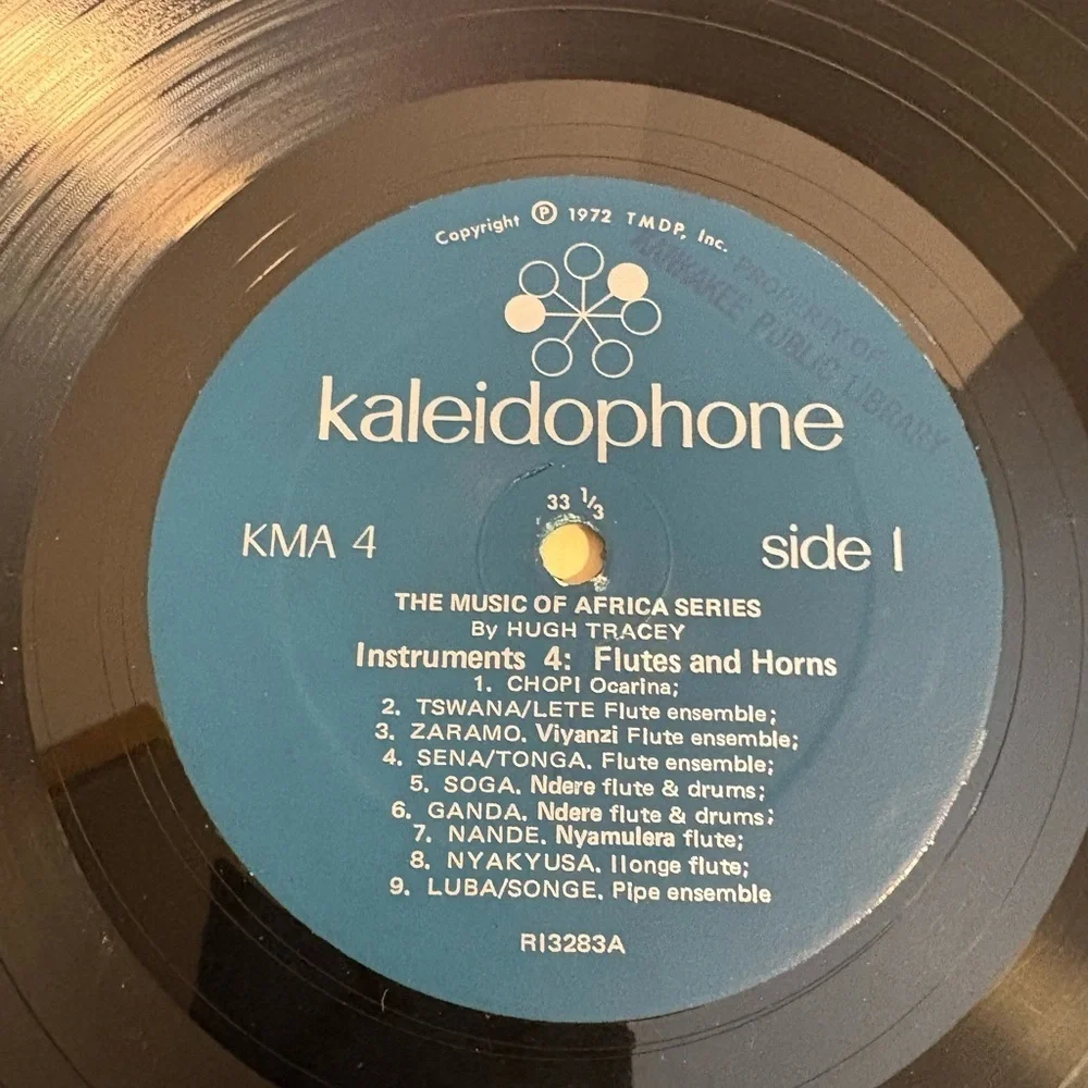 Musical Instruments 4: Flutes & Horns of Africa LP 1972 Folk Traditional Music - Picture 4 of 5